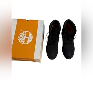 Timberland black 6 inch boot